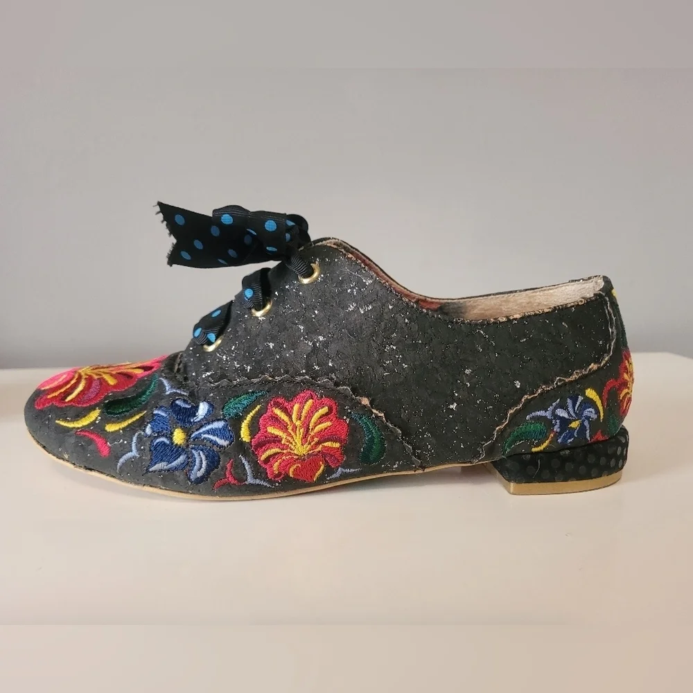 Irregular Choice What A Corker Oxfords, VGUC, Size 6